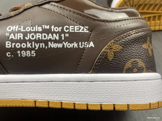 Top AIR O-W JORDAN Low (WITH -LouiV 1 CASE) 1006
